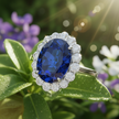 Sapphire Ring - Opposite Angle