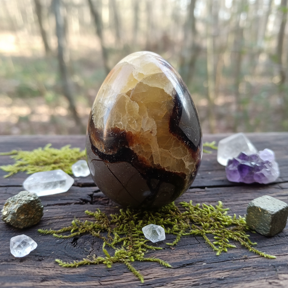 Septarian Egg 1 Wood
