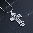 Silver & Black Cross 1
