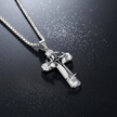 Silver & Black Cross 3