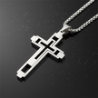 Silver Cross - Angled