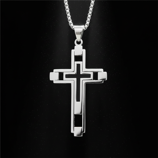 Silver Cross - Dramatic Close Up