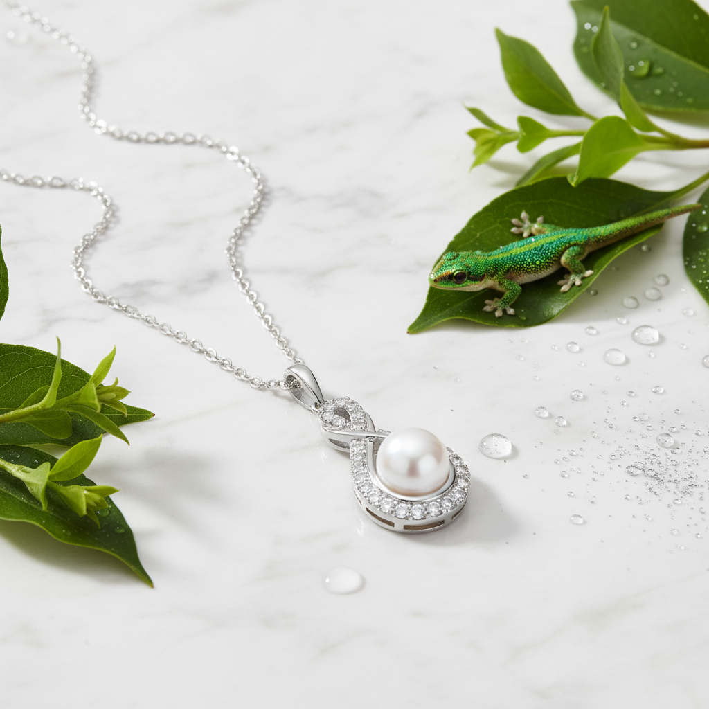 Silver Dust + Greenery + Dew + Gecko