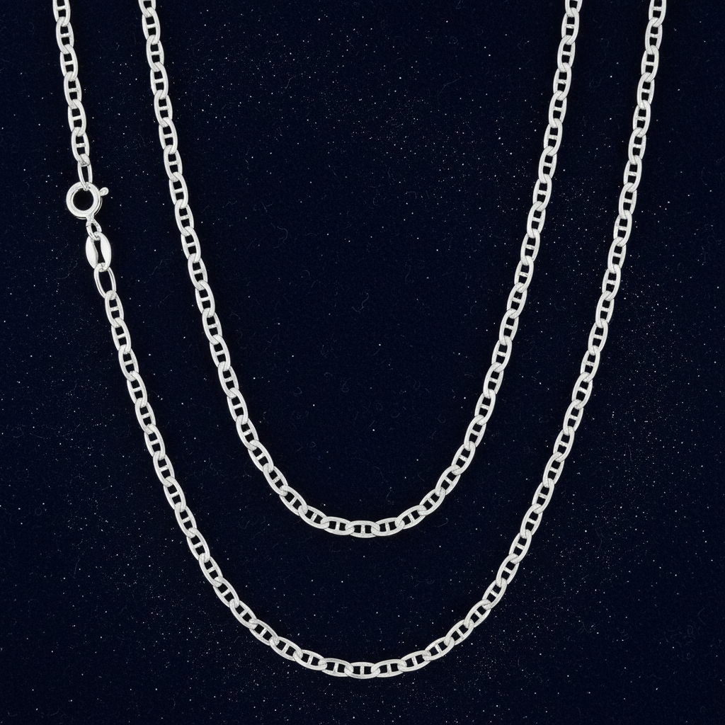 Silver Dust Navy Velvet