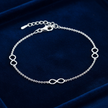 Silver Infinity Bracelet — V1 Clean