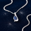 Silver Opal Pendant – V2 Silver Dust