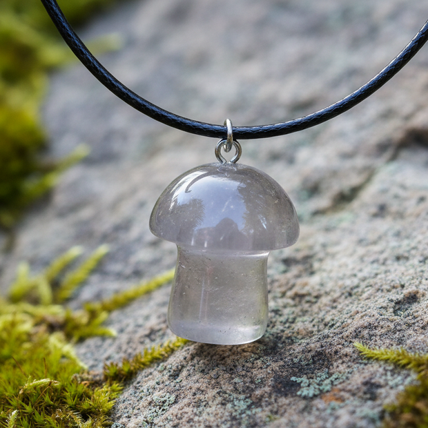 Smoky Quartz Mushroom Pendant – Rock Surface