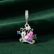 Snail Charm — Green Velvet Hero
