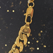Solid Gold 10mm Figaro - Clasp Detail