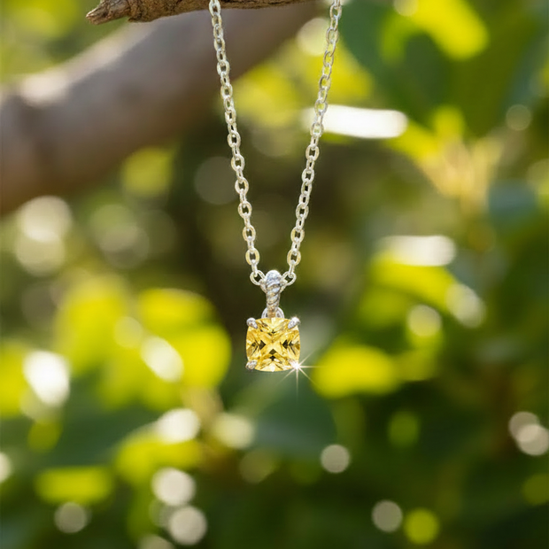 Sparkling Yellow Citrine with Water Droplets