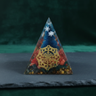Sri Yantra Christmas Tree Pyramid – Charcoal Slate Retry