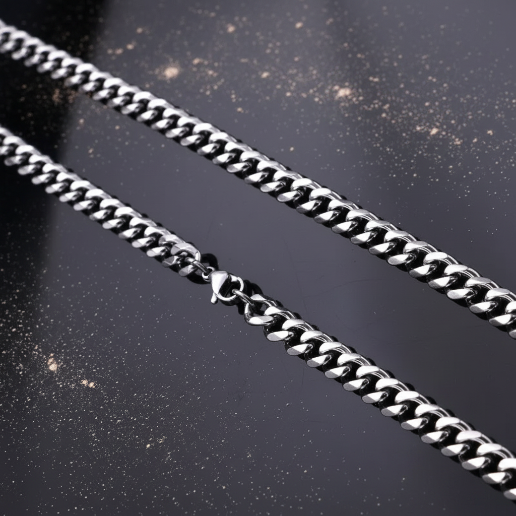 Stainless Steel Chunky Curb Chain — V2 Dust