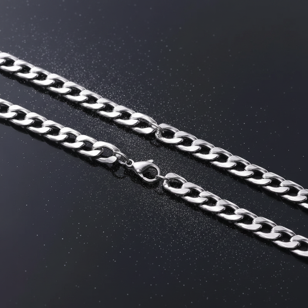 Stainless Steel Cuban Curb Chain — V2 Dust