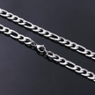 Stainless Steel Figaro Chain — V1 Clean