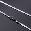 Stainless Steel Herringbone Chain — V1 Redo Clean Silver
