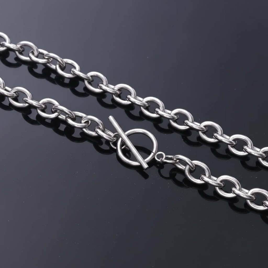 Stainless Steel O-Chain Toggle — V1 Clean