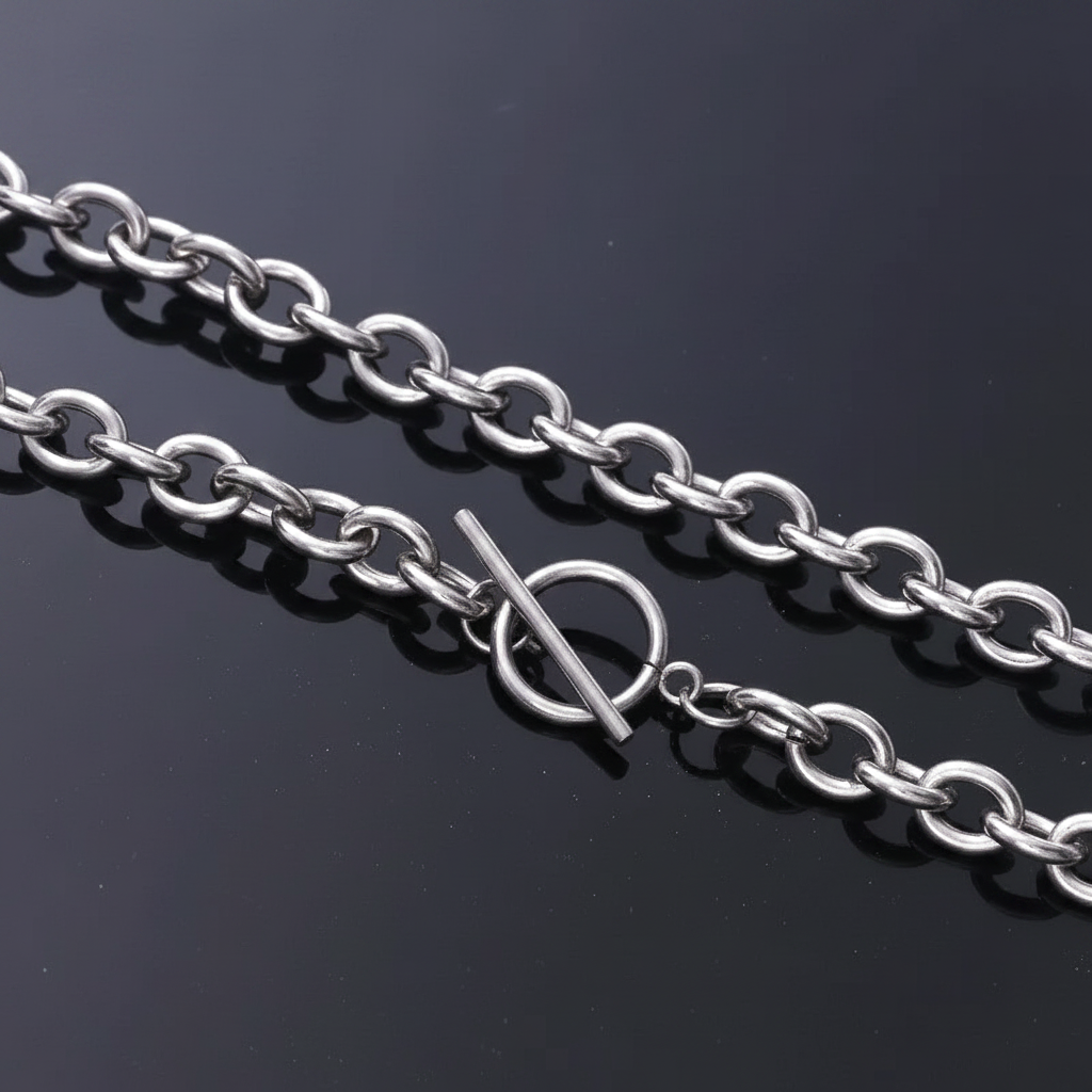 Stainless Steel O-Chain Toggle — V2 Dust