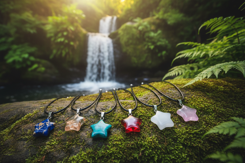 Star Pendant Necklaces — All 6
