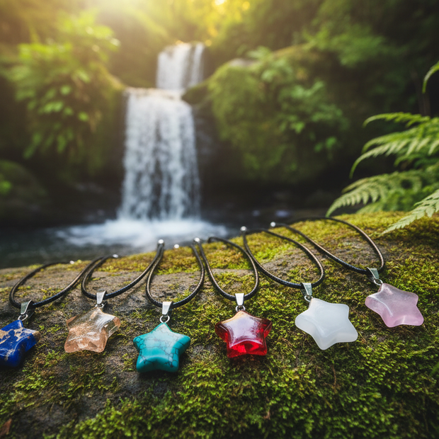 Star Pendant Necklaces — All 6