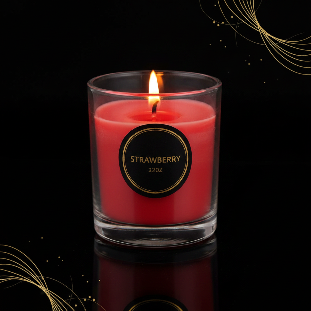 Strawberry Candle