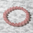 Strawberry Quartz Bracelet - Angled