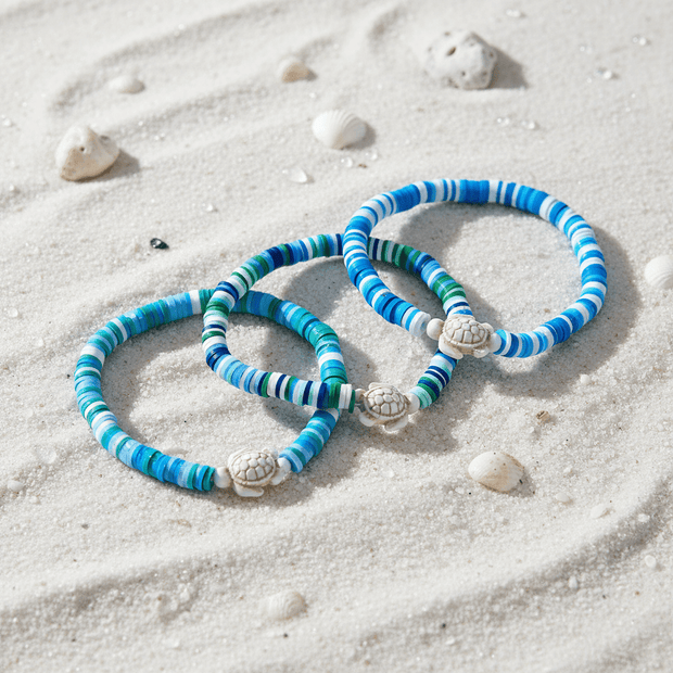 Stretch Coastal Charm Sea Turtle Bracelet - DP Online