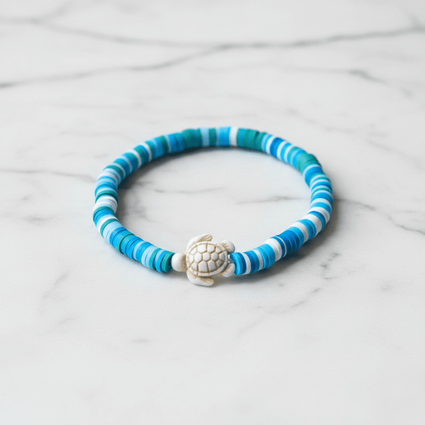 Stretch Coastal Charm Sea Turtle Bracelet - DP Online