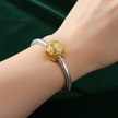 Sunflower Charm — Wrist Green Velvet