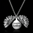Sunflower Locket - Black