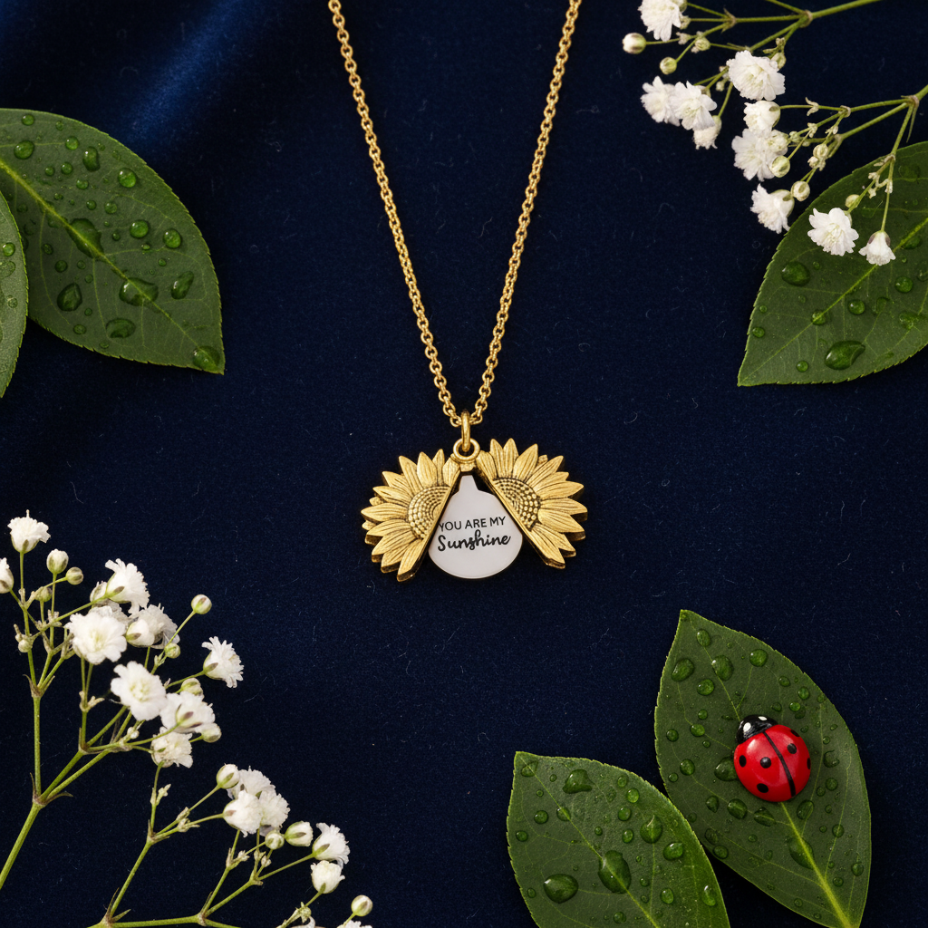 Sunflower Locket – Image 1 Retry