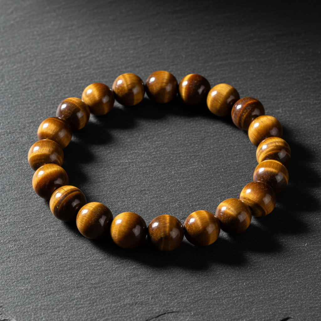 Tiger's Eye on Slate
