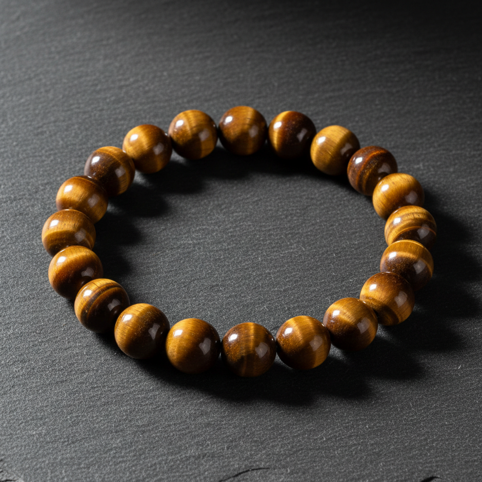 Tiger's Eye on Slate