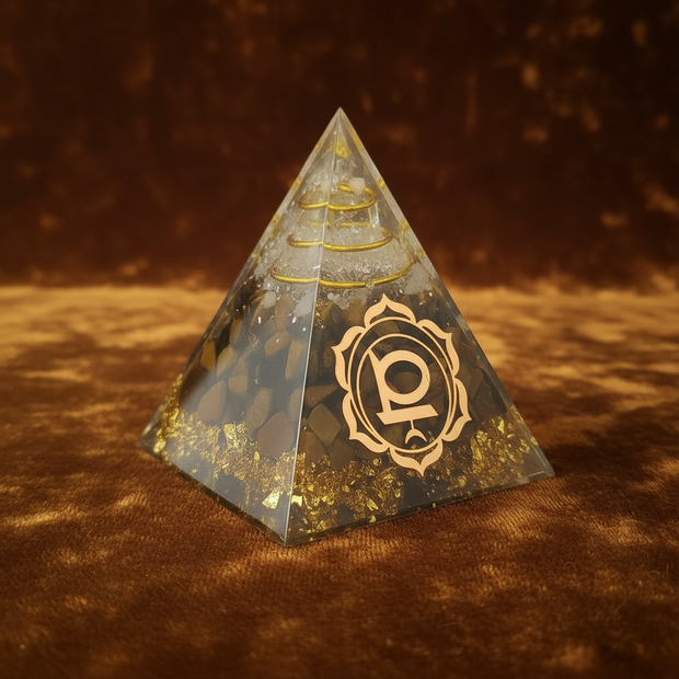 Tiger's Eye Root Chakra Pyramid – Retry 3