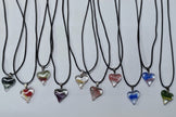 Collier Pendentif Cœur Glaçé Tourbillonnant