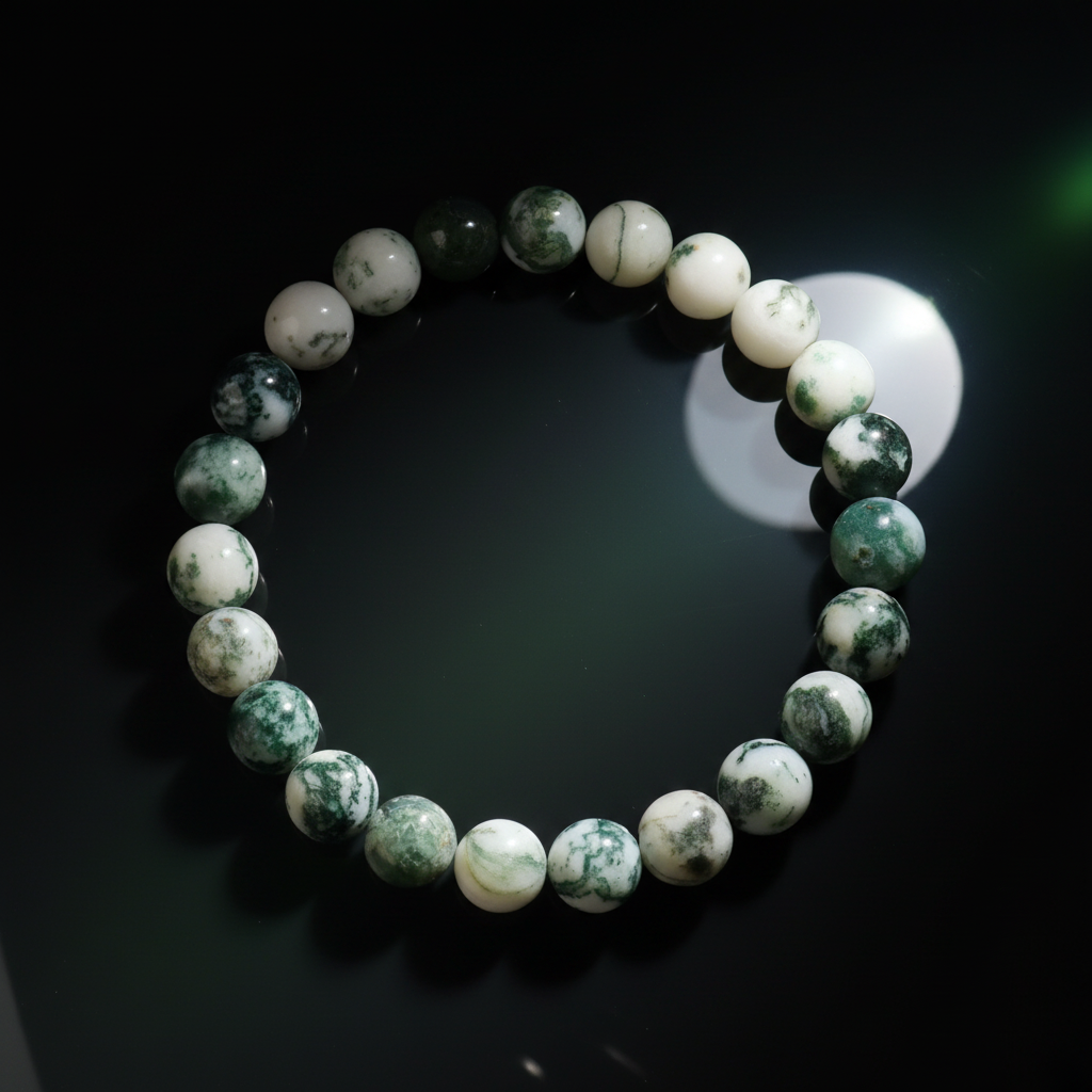 Tree Agate - Dark Reflective