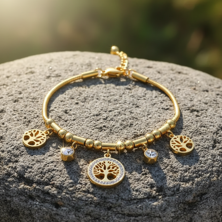 Tree of Life Bracelet - Front Sparkle