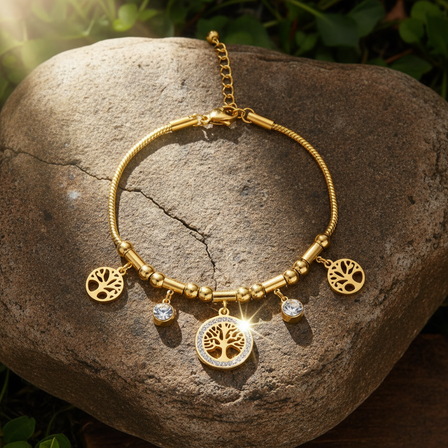 Tree of Life Bracelet - Top Down View