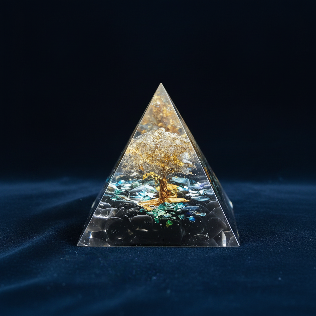 Tree of Life Pyramid – Midnight Navy