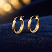Tri-Colour Hoop Earrings V2