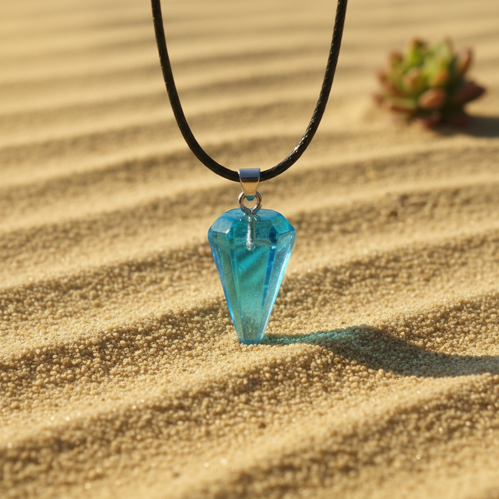 Turquoise Blue Pendant Closeup