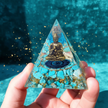 Turquoise Buddha Pyramid - Hand Hold