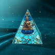 Turquoise Buddha Pyramid - Size Clean