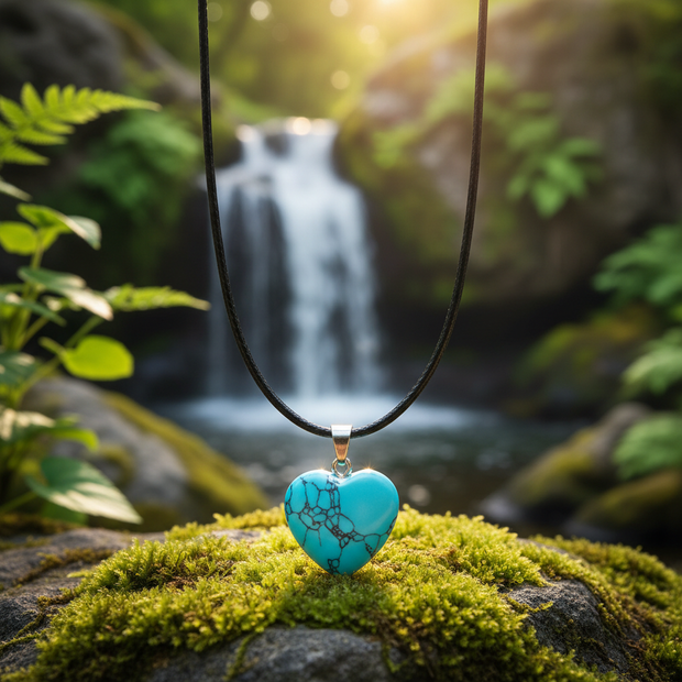 Turquoise Heart Pendant