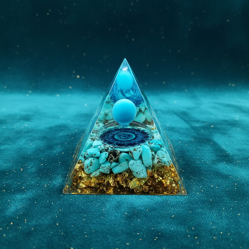 Turquoise Mandala Pyramid - Studio Solo