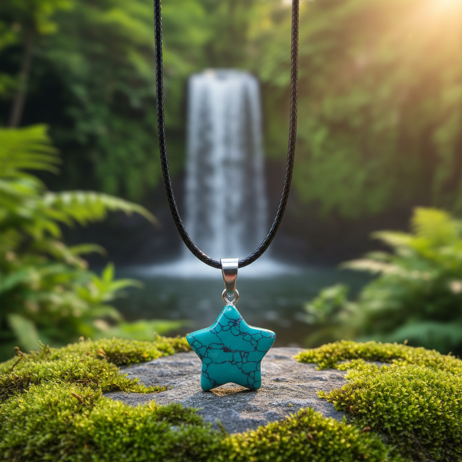 Turquoise Star Pendant