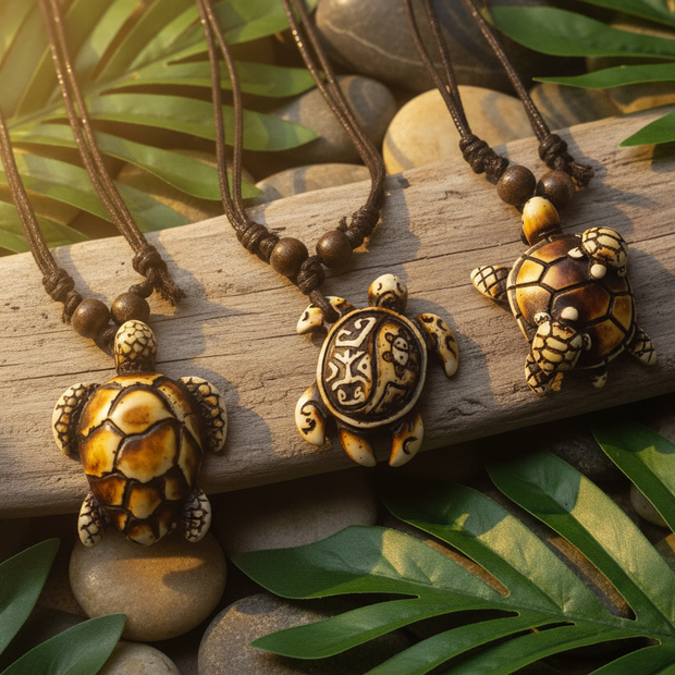 Turtle Pendants - Natural Elegant Background