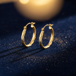 Twisted Rope Hoop Earrings V2