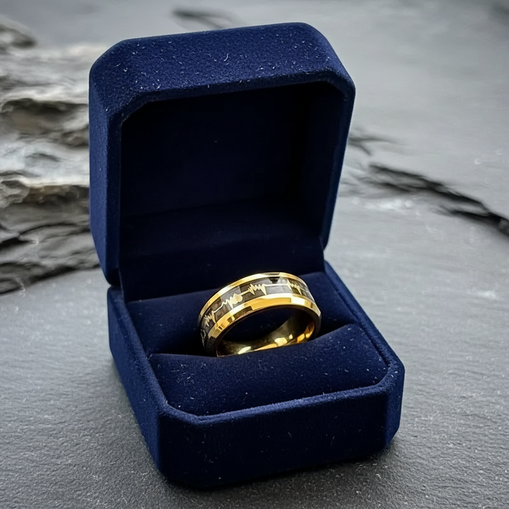 V1 - Navy velvet box
