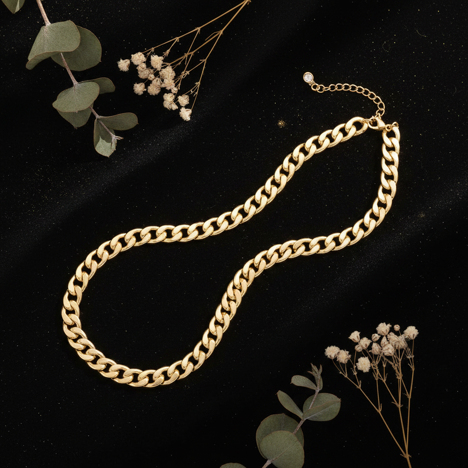 V3 Redo - Full Length Necklace + Subtle Florals