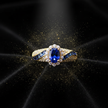 Vintage Blue CZ Ring — V2 Redo